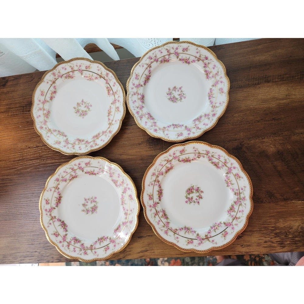 Kaiserin Maria Theresia Carlsbad China Dessert Plate 8" Bridal Rose MZ Austria